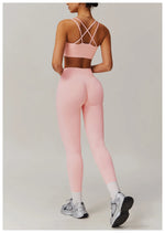 Load image into Gallery viewer, Performance Contoured Zippered Yoga Outfit Long Sleeve
