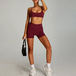 Load image into Gallery viewer, Luxurious Contoured Yoga Set Quick Drying Performance
