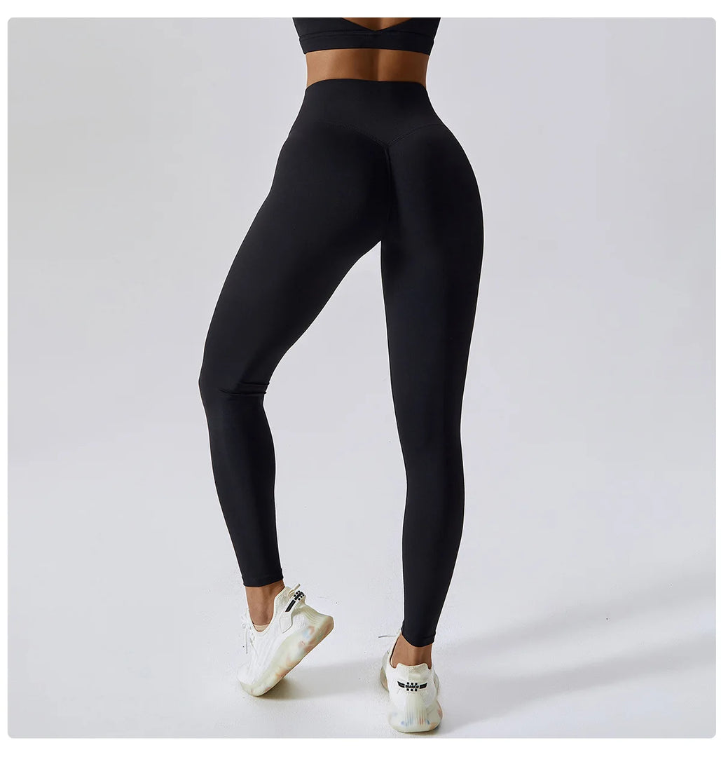 Seamless High Waist Contour Sculpted Leggings