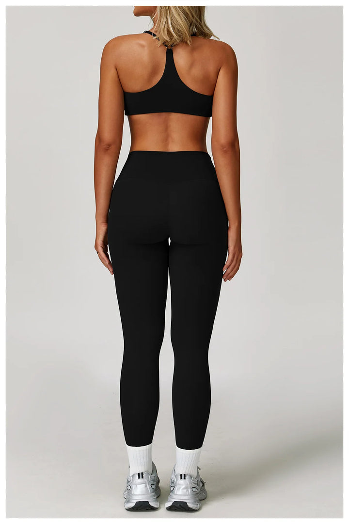 Contoured High Impact Sculpted Premium Sports Bra Seamless