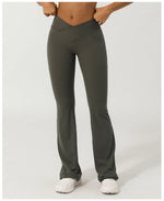 Load image into Gallery viewer, Premium Contoured Bell Bottom Leggings With Flared Waist
