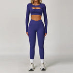 Load image into Gallery viewer, Premium Performance Knit Yoga Set With Contoured Leggings
