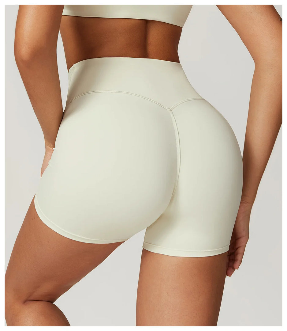 High Waist Contour Seamless Yoga Shorts Performance