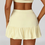 Load image into Gallery viewer, High Waist Tennis Skirt With Breathable Pockets Nylon
