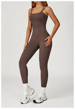 Load image into Gallery viewer, Elevated Contour Performance Breathable Jumpsuit Nylon Knit
