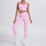 Load image into Gallery viewer, Ultra Luxe Contour Yoga Wear 2 Piece Leggings Nylon
