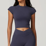 Load image into Gallery viewer, Breathable Seamless Studio Tee Nylon Knit For Running
