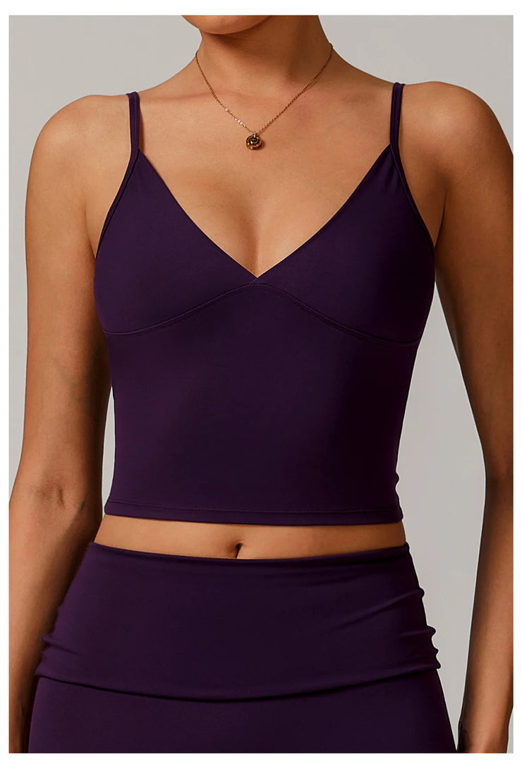 Quick-Dry Yoga Sports Bra High-Impact Training