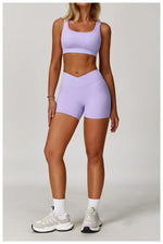 Load image into Gallery viewer, Premium Performance Knit Yoga Set With Contoured Leggings
