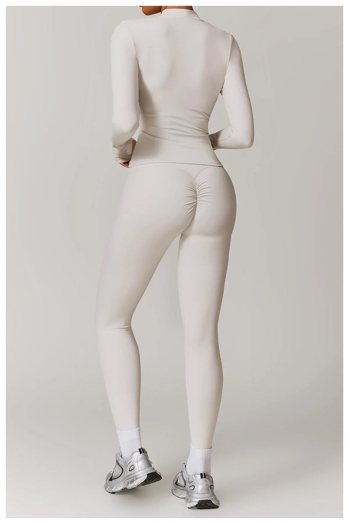 Premium Breathable Long Sleeve Performance Gym Top Nylon