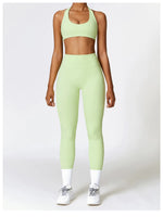 Load image into Gallery viewer, High Waist Contour Seamless Yoga Leggings With Performance
