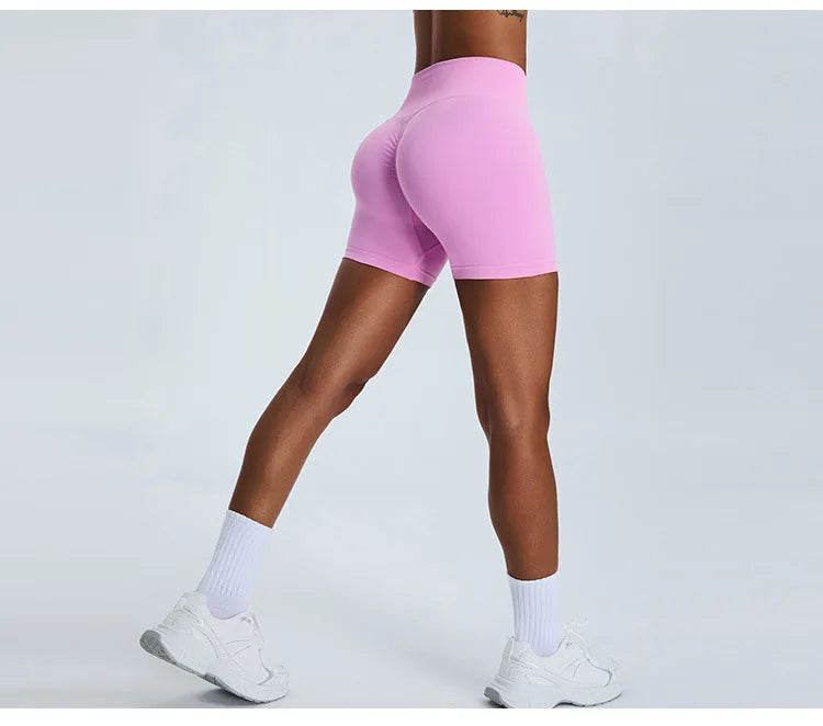 Luxuriant Seamless High Waist Sculpted Yoga Shorts