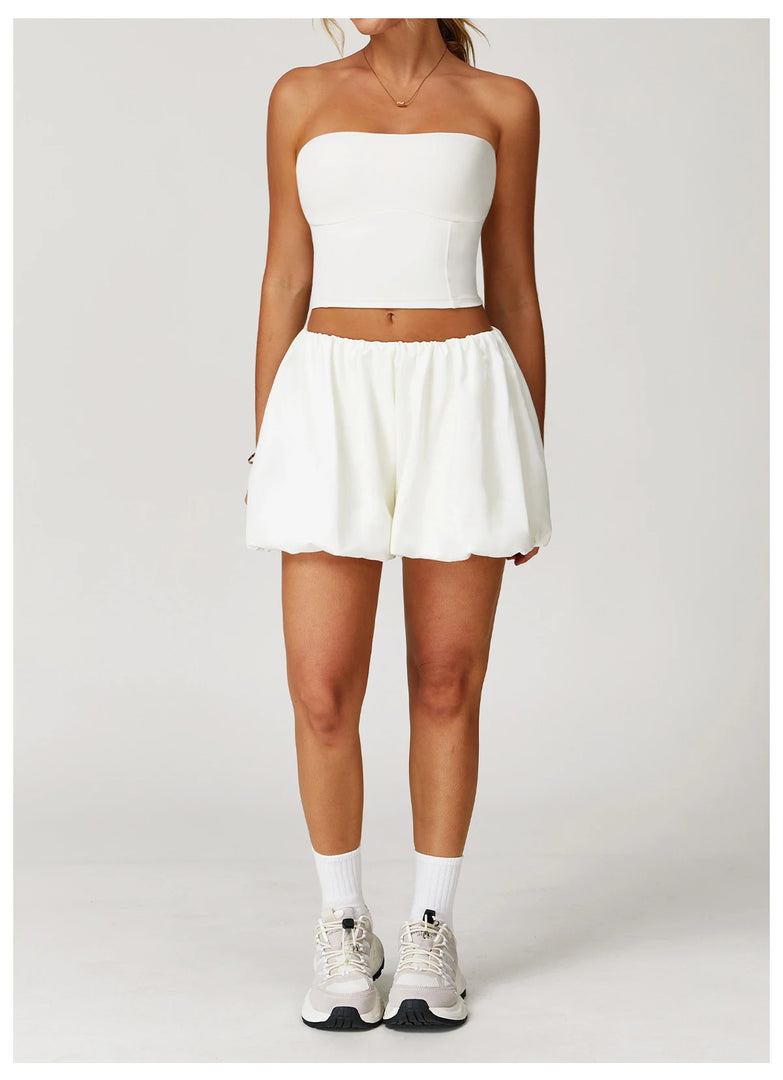 Sculpted Silhouette Two Piece Yoga Set Seamless Luxe