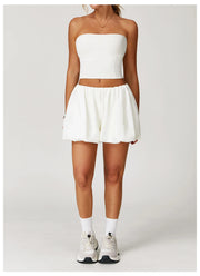 Sculpted Silhouette Two Piece Yoga Set Seamless Luxe