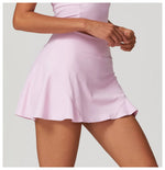 Load image into Gallery viewer, High Waist Contour Skirt Short Culotte Breathable Nylon
