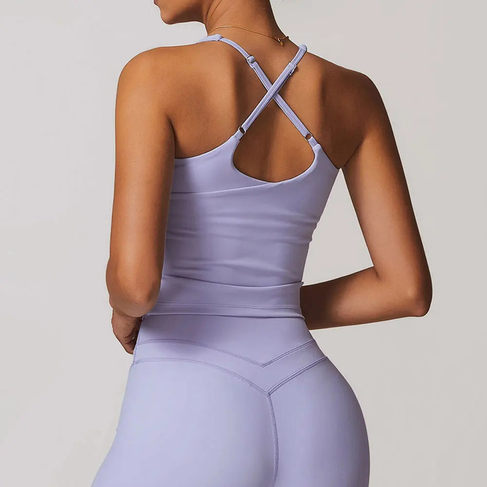 Breathable Contour Performance Sports Bra Nylon Spandex