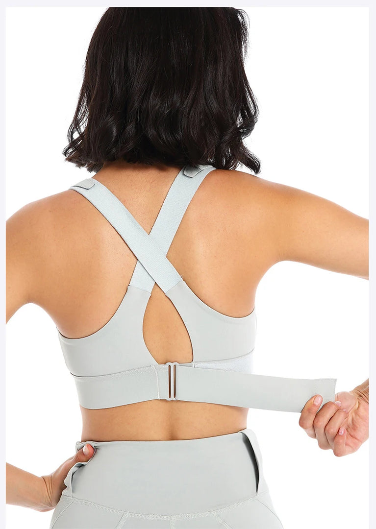 Ultraluxe Bra Front Zip Breathable Contour Sculpting