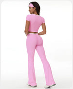 Load image into Gallery viewer, High Waist Contoured Performance Leggings Nylon Knit
