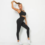 Load image into Gallery viewer, Seamless Contour Two Piece Yoga Set Performance Wear
