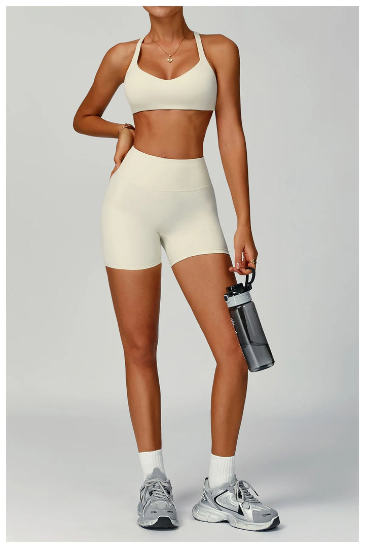 Seamless Performance Contour Yoga Set With Waist Band