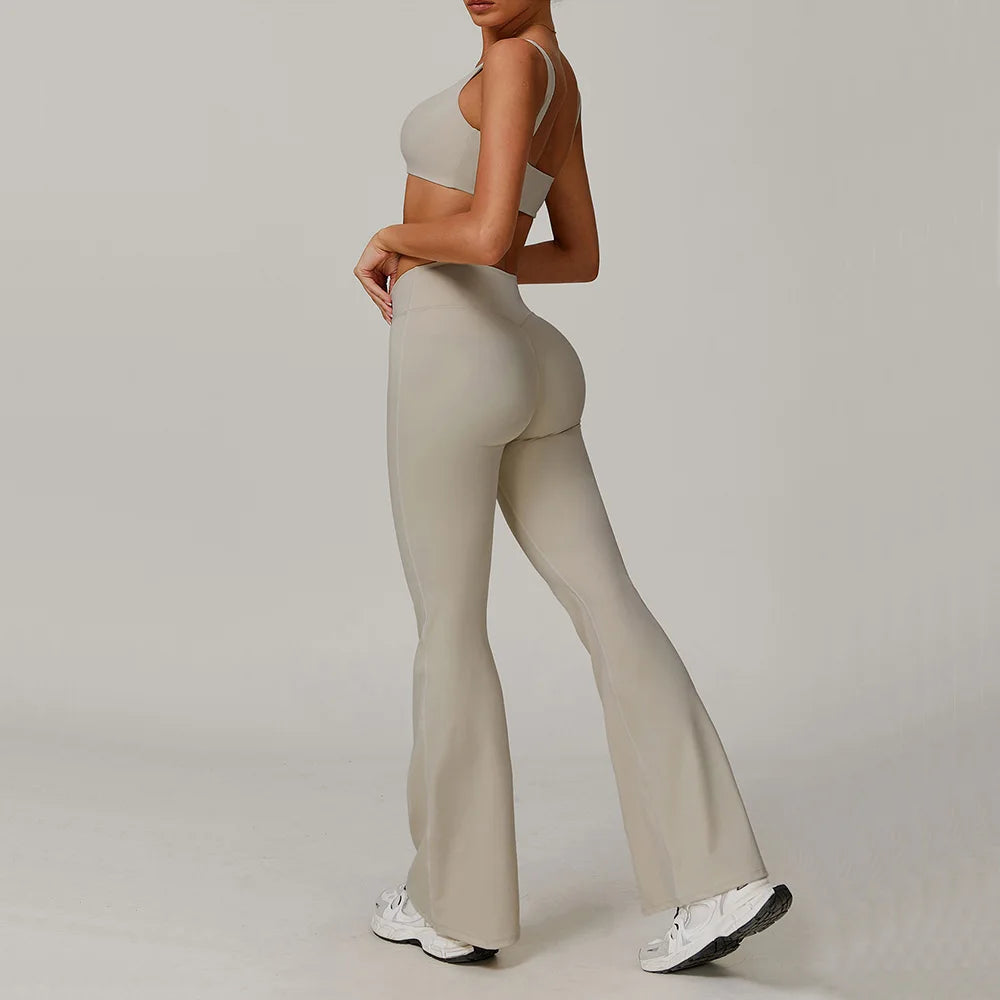 Contoured Performance Yoga Leggings With High Waist