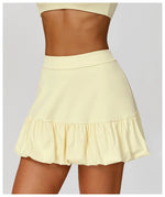 Load image into Gallery viewer, High Waist Tennis Skirt With Breathable Pockets Nylon
