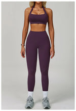 Load image into Gallery viewer, Seamless Contour 2 Piece Breathable Active Wear Set Nylon
