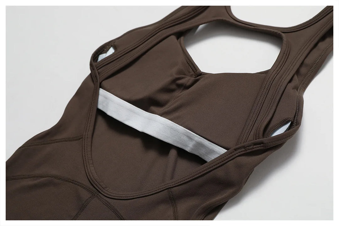 Seamless Contour Studio Jumpsuit Breathable Nylon Knit