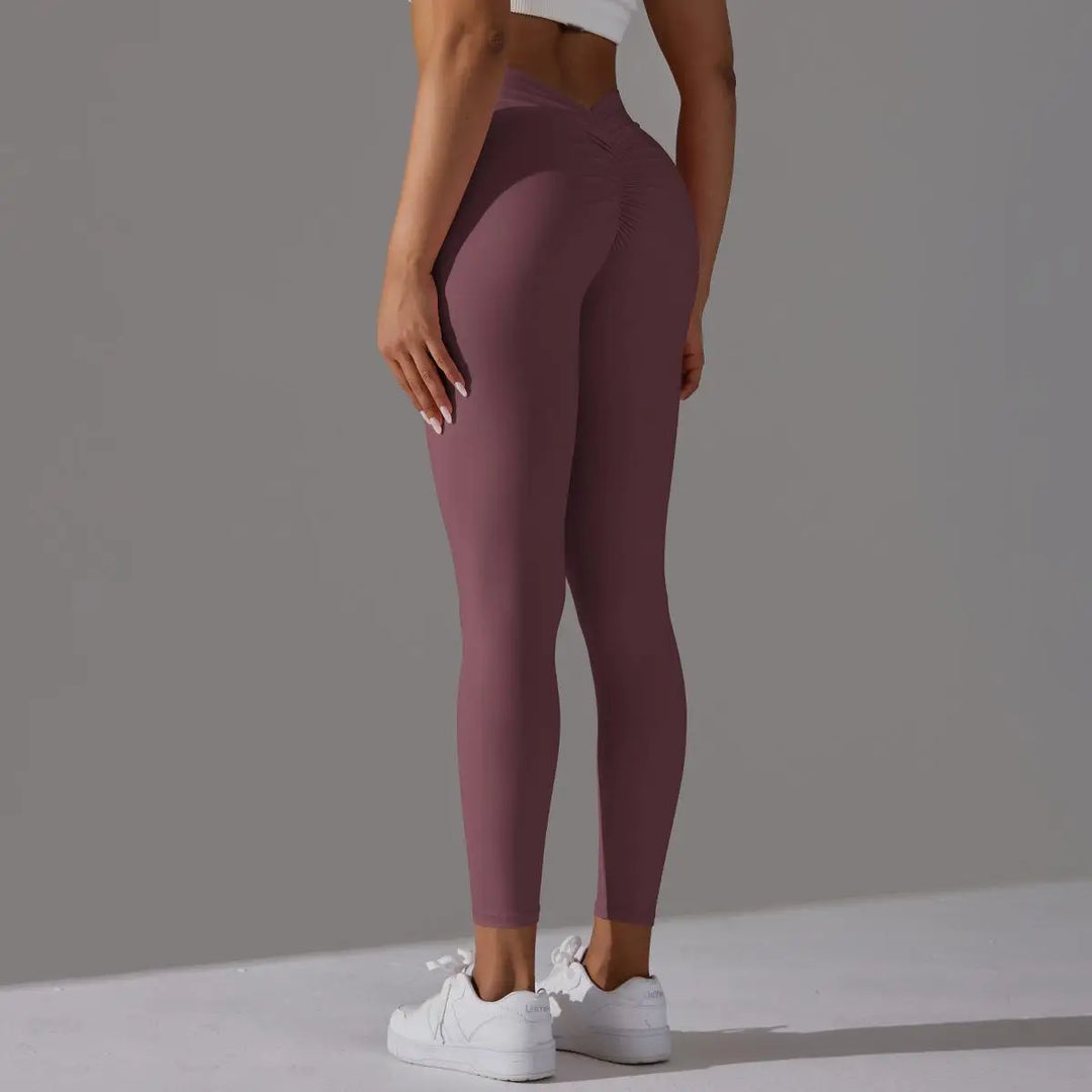 Seamless Contour High Waist Yoga Leggings Performance