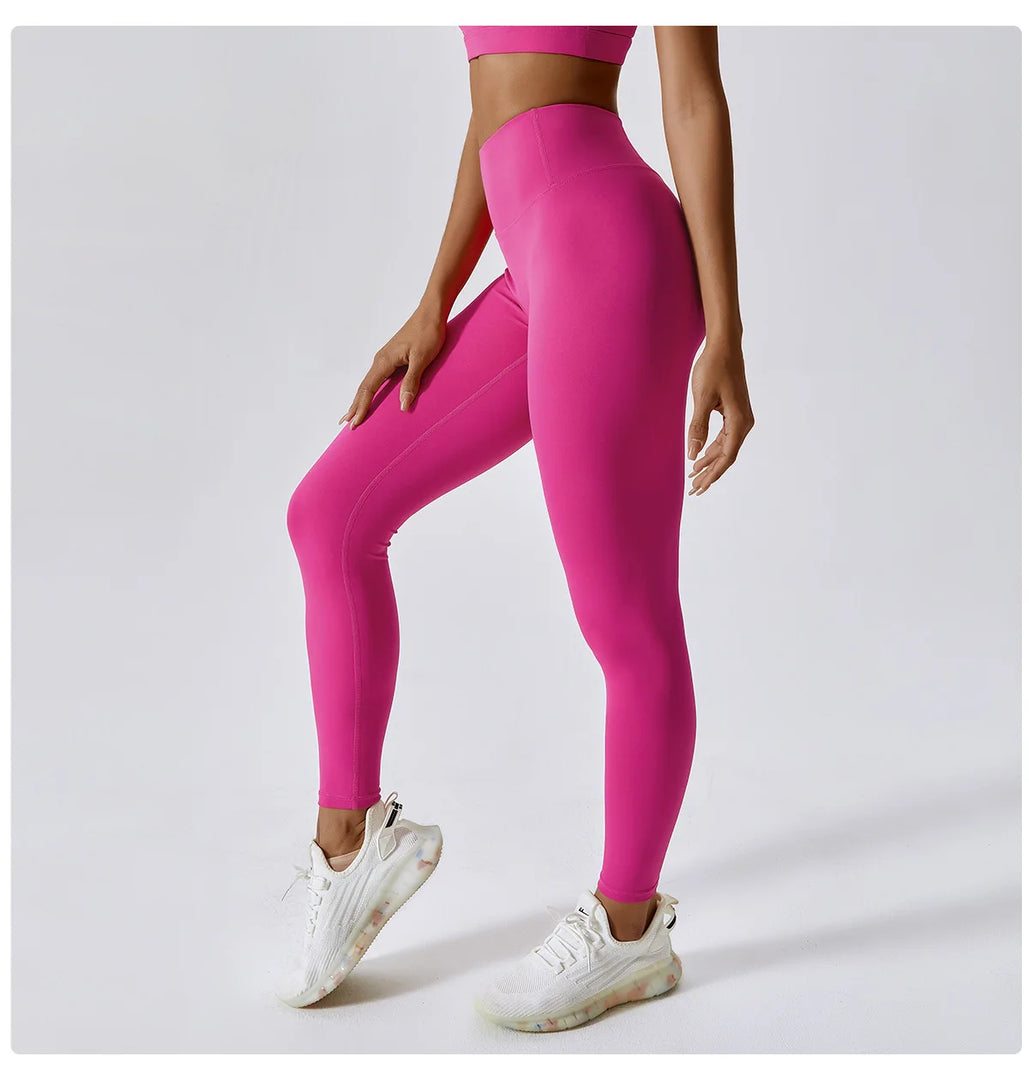 Seamless High Waist Contour Sculpted Leggings