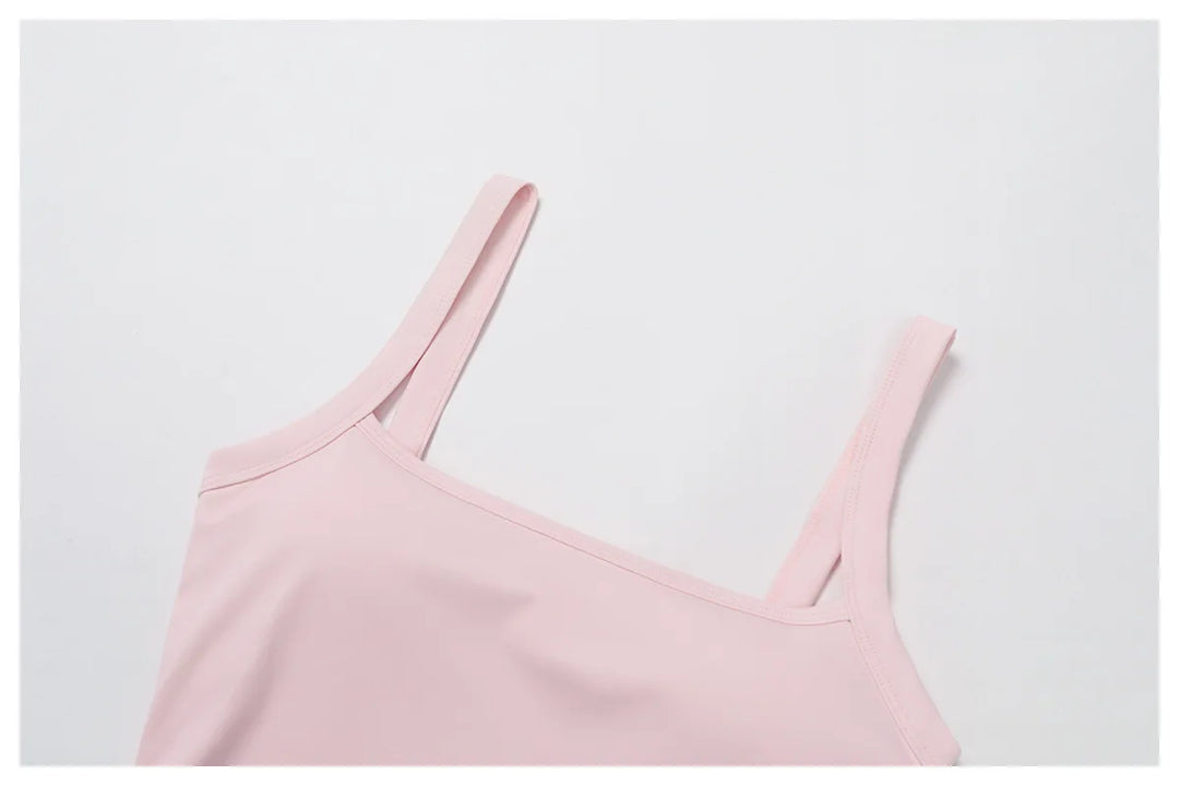 Luxe Contour 2 Piece Yoga Wear Ensemble Nylon Knit Fabric