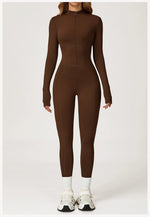 Load image into Gallery viewer, Premium Seamless Sculpted One Piece Yoga Tracksuit

