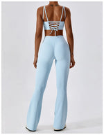 Load image into Gallery viewer, Contour High Waist Flare Leggings With Performance Wear
