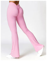 Load image into Gallery viewer, Contoured Flared Leggings With High Waist Silhouette
