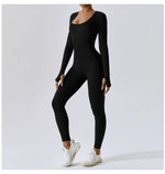 Load image into Gallery viewer, Seamless Contouring Yoga Bodysuit With Long Sleeves
