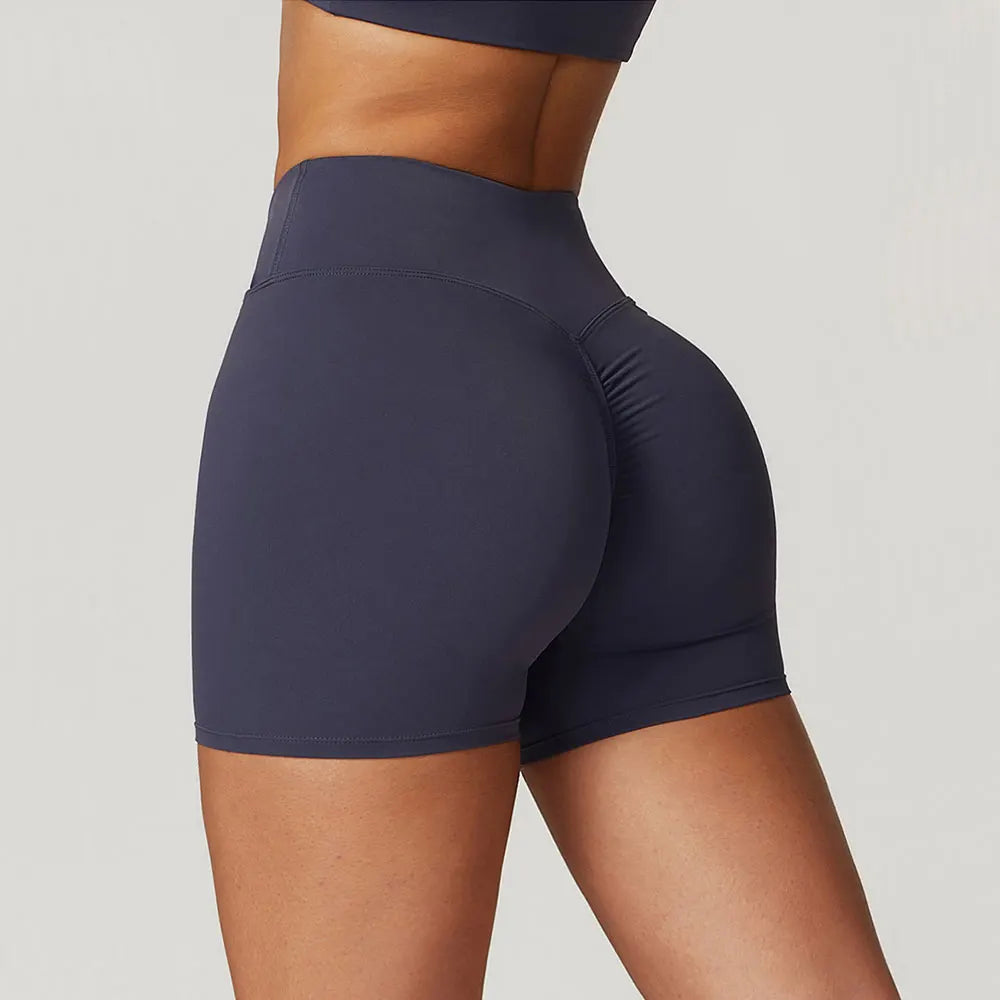 High Waist Contour Seamless Yoga Shorts Performance