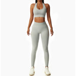 Load image into Gallery viewer, Breathable Sculpted Yoga Performance Bra With Halter Back
