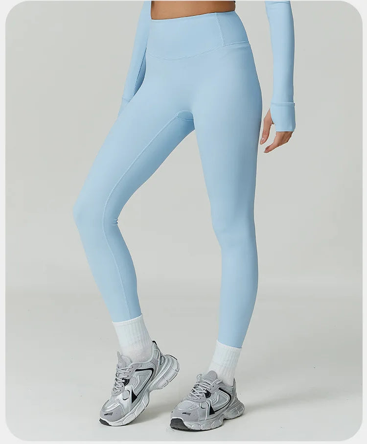 Seamless High Waist Yoga Studio Leggings Compression