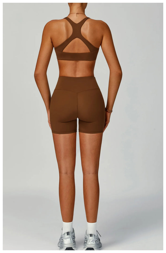 Seamless Performance Contour Yoga Set With Waist Band