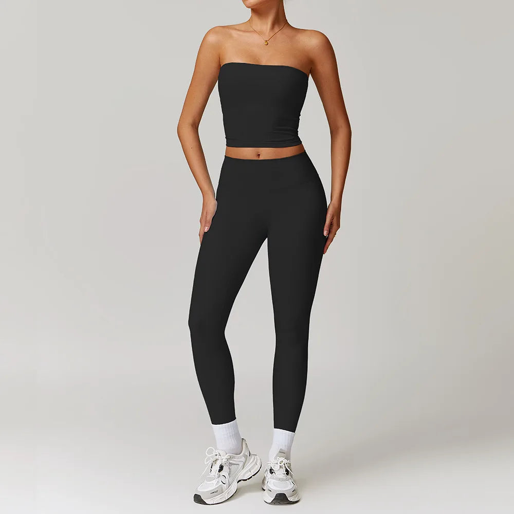 Signature 2 Piece Yoga Ensemble Nylon Plus Performance