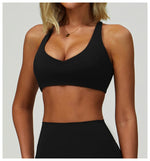 Load image into Gallery viewer, Contoured Breathable High Support Seamless Sports Bra
