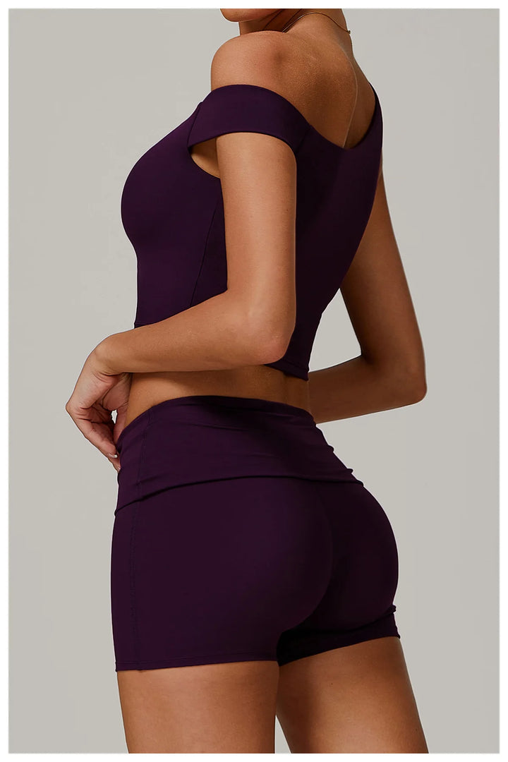 Breathable One Shoulder Sculpted Performance Contour Bra