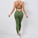 Load image into Gallery viewer, Two Piece Ribbed Seamless Studio Yoga Set Cross Back
