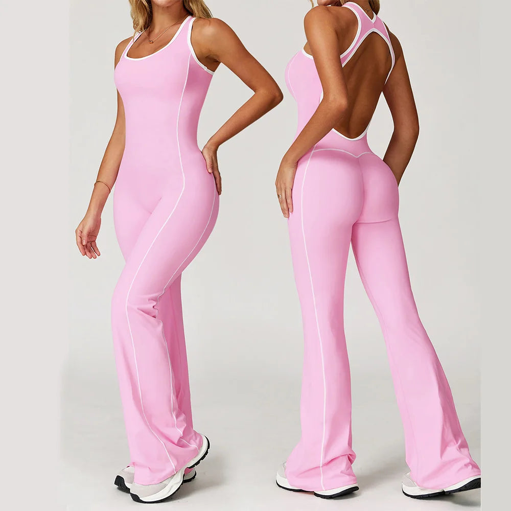 Sculpted Seamless Performance Jumpsuit With Front Zip