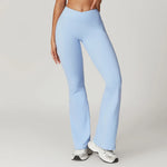 Load image into Gallery viewer, Seamless Flared Bell Bottoms Yoga Leggings High Waist
