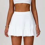 Load image into Gallery viewer, High Waist Tennis Skirt With Breathable Pockets Nylon
