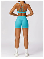 Load image into Gallery viewer, Luxurious Breathable High Waist Contour Yoga Shorts Nylon
