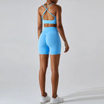 Load image into Gallery viewer, Seamless Contour 2 Piece Sculpted Yoga Wear Breathable
