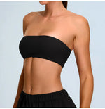 Load image into Gallery viewer, Strapless Moisture-Wicking Contour Yoga Bra for Performance
