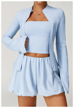 Load image into Gallery viewer, Sculpted Silhouette Two Piece Yoga Set Seamless Luxe
